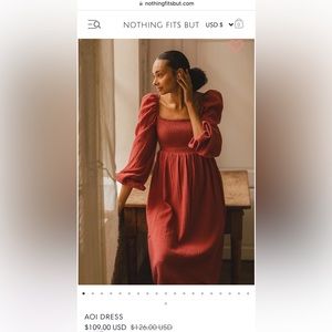 Nothing Fits But - AOI Dress - Size Medium